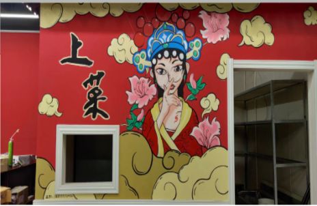 牟定墙体彩绘的发展和应用